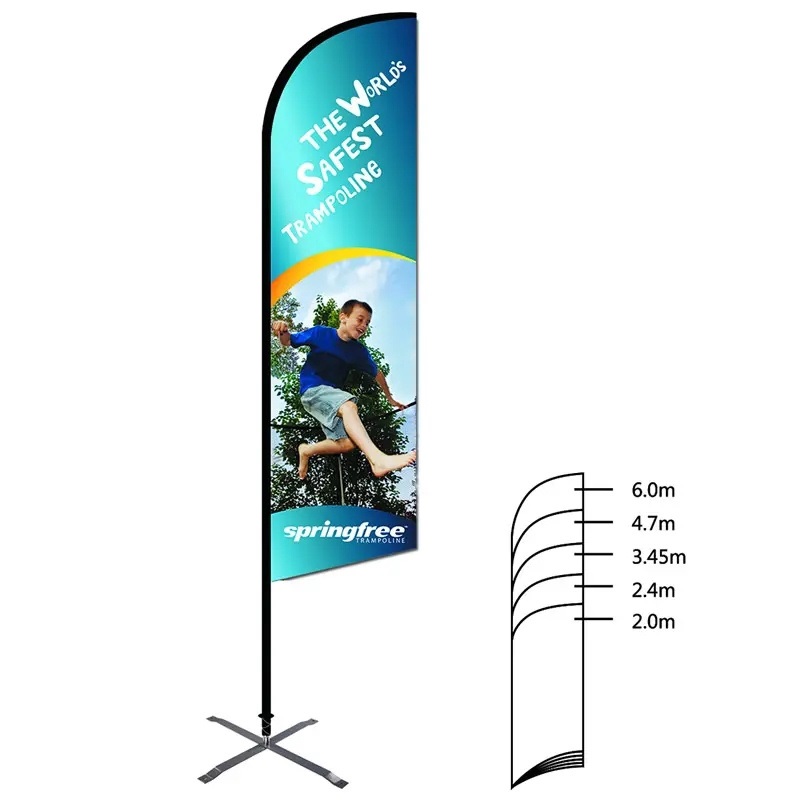 Feature Flag 9.2ft Single Side