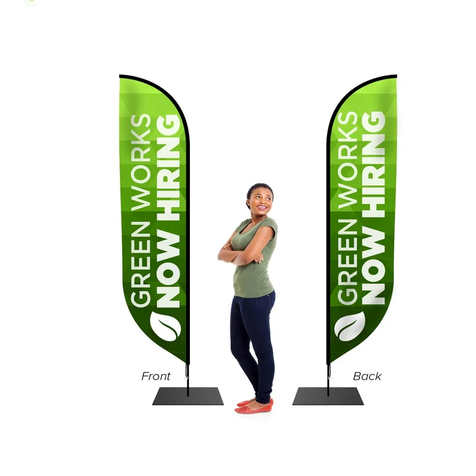 9.2ft Feature Flag With Double