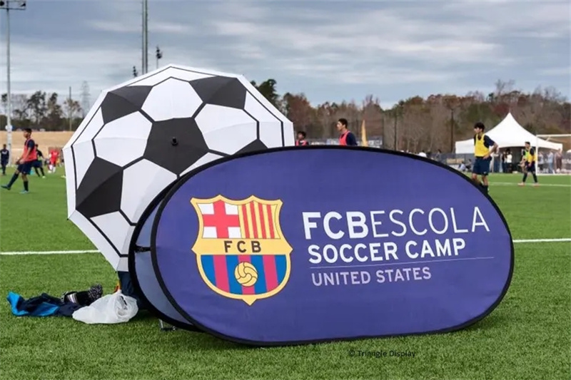 Collapsible Oval Sideline Disp