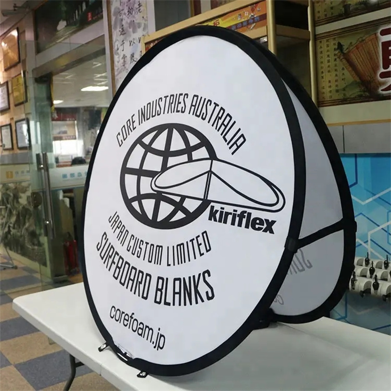 Portable Circular Pop-Up Banne